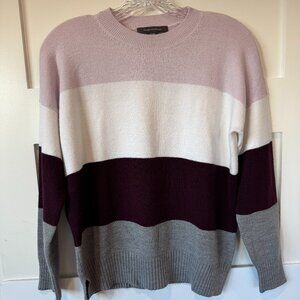 French Connection Color Block Sweater XS
